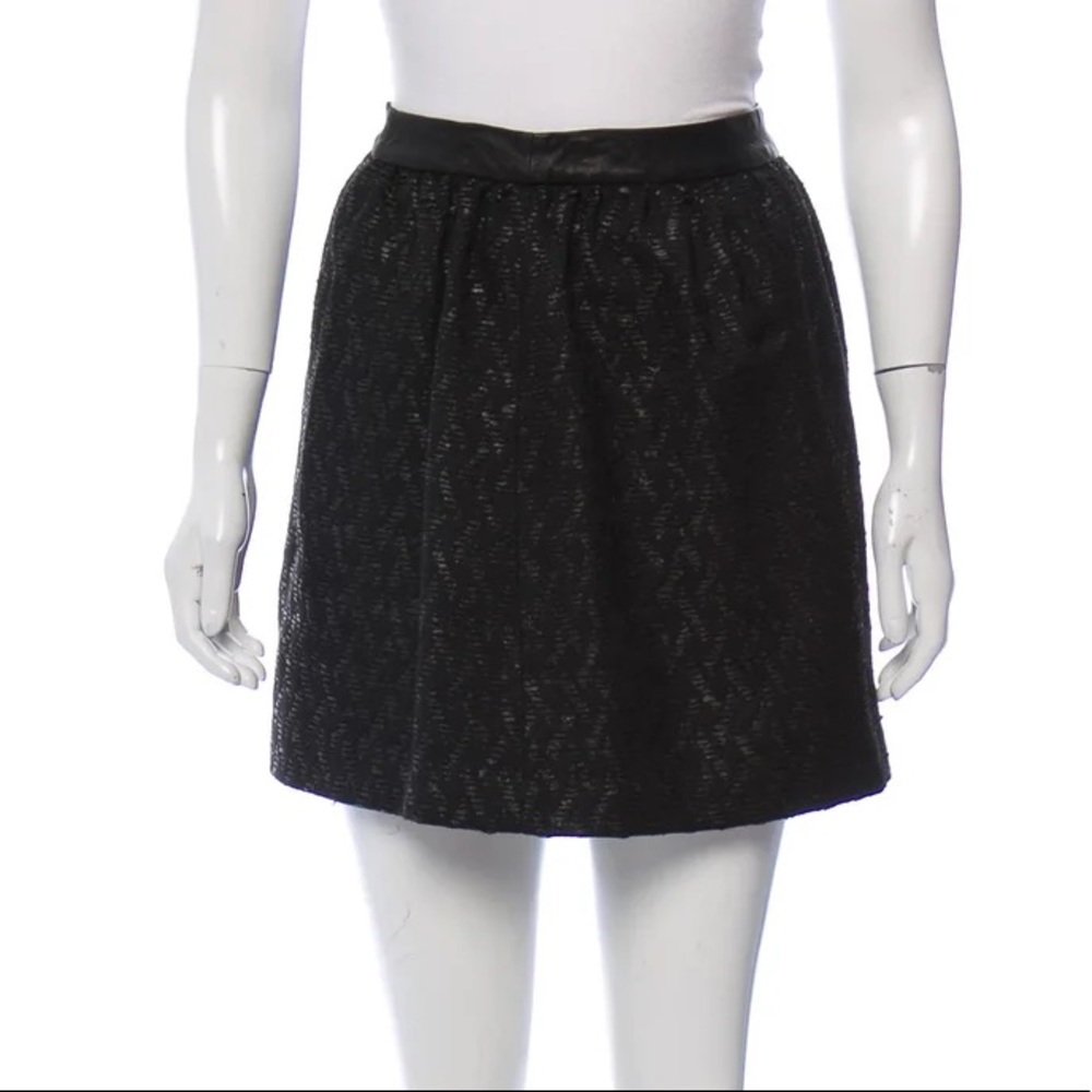 Alice + Olivia Tweed Pattern Mini Skirt